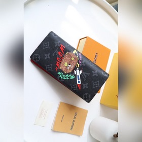 LV BRAZZA Кошелек Артикул： M80932 Кожаный кошелек Этот кошелек 