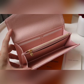 LV Артикул： M81183 Кошелек Sarah Кожаный кошелек в стиле конвер