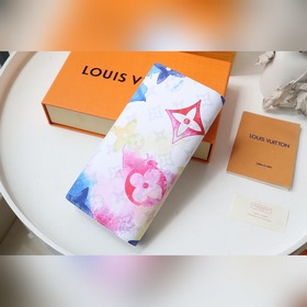 LV Артикул： M80457 BRAZZA Кошелек Изготовлен из ткани Monogram