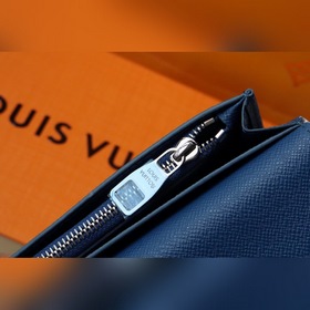 LV Артикул： M80457 BRAZZA Кошелек Изготовлен из ткани Monogram 