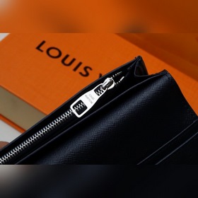 LV Артикул： M80457 BRAZZA Кошелек Изготовлен из ткани Monogram