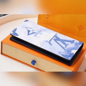 LV Артикул： M80457 BRAZZA Кошелек Изготовлен из ткани Monogram 