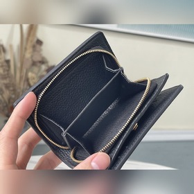 LV Артикул： M81139 Черный Кошелек Изготовлен из кожи, украшен пе