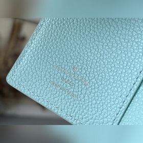 LV Артикул： M81564 Зеленый Кожаный кошелек из серии кошельков Из