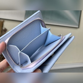 LV Артикул： M81565 Синий Кожаный кошелек из серии  Изготовлен и