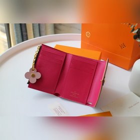 LV Emilie Короткий кошелек с тремя отделениями для купюр Модель M