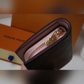 LV Женский короткий кошелек Артикул： M69433 Классическая холстов