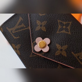 LV Короткий кошелек Emilie с тремя складками Артикул： M64203 Мо