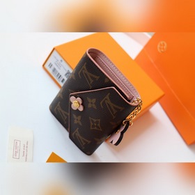 LV Короткий кошелек Emilie с тремя складками Артикул： M64203 Мо