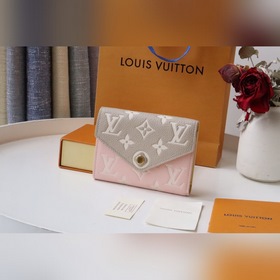 LV Артикул： M81289 Капсульная серия Короткий кошелек Кожа окраше