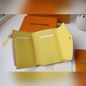 LV Артикул： M81289 Капсульная серия Короткий кошелек Кожа окраше