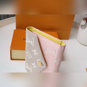 LV Артикул： M81289 Капсульная серия Короткий кошелек Кожа окраше