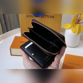 LV  Артикул： M81461 Короткий кошелек Изготовлен из парусины, с к