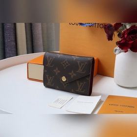 LV Артикул： M62742 Компактный кошелек Victorine Изящный и функци