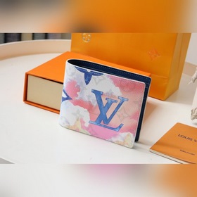 Модель LV M80458 MULTIPLE Кошелек Изготовлен из ткани Monogram W