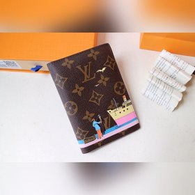 LV Артикул： M64411 Паспортный чехол Идеальный аксессуар для мод