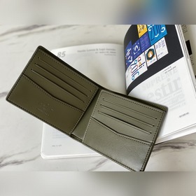 LV Модель M80520 Военный зеленый кошелек SLENDER Этот кошелек S