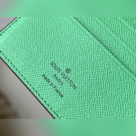 LV Артикул： M81357 Зеленый Костюмный кошелек Серия Новый мужской