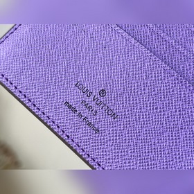 LV Артикул： M81534 Фиолетовый Костюмный бумажник Серия Новый муж