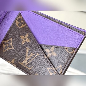 LV Артикул： M81534 Фиолетовый Костюмный бумажник Серия Новый муж