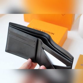 LV Модель M30952 Короткий кошелек с вышитыми линиями Осенний кош