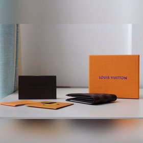 Кошелек LV MULTIPLE Модель M60895 Изготовлен из стильной парусины