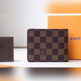 Кошелек LV MULTIPLE Модель M60895 Изготовлен из стильной парусины