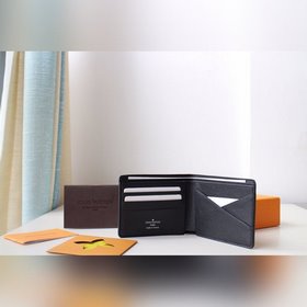 Кошелек LV MULTIPLE Модель M60895 Изготовлен из стильной парусины