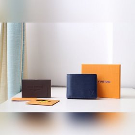 Кошелек LV MULTIPLE Модель M60895 Изготовлен из стильной парусины