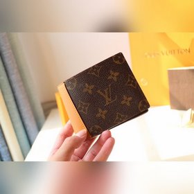 LV MUL TIPLE Кошелек Модель M69024 Короткий кожаный кошелек из ко