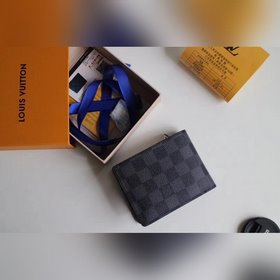 LV merigo кошелек Модель N41635 Изготовлен из знаковой ткани Dam