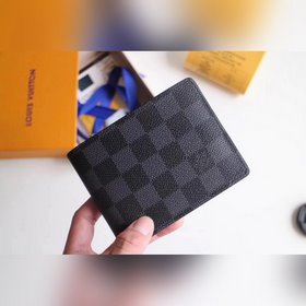 LV merigo кошелек Модель N41635 Изготовлен из знаковой ткани Dam