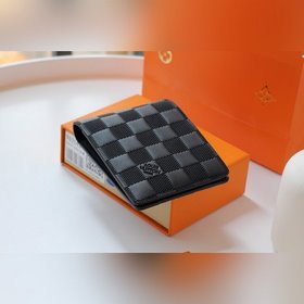 LV Multiple Кошелек Модель N63124 Изготовлен изысканной кожи Dami
