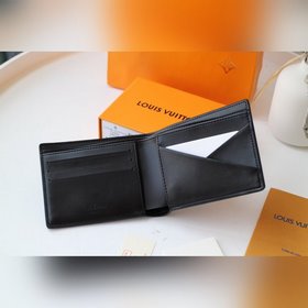LV Модель M30952 Короткий кошелек с вышитыми линиями Осенний ко