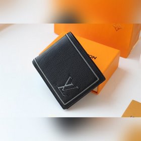 LV Модель M30952 Короткий кошелек с вышитыми линиями Осенний ко