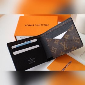 LV Модель M69408 Старый дизайн  Multiple Кошелек Тонкий дизайн,