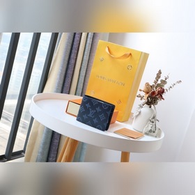 LV 【MULTIPLE Кошелек с тиснением синего цвета】 Артикул M80422/6