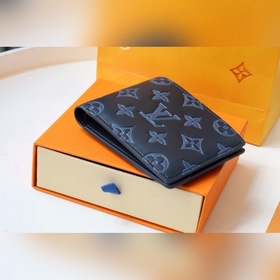 LV 【MULTIPLE Кошелек с тиснением синего цвета】 Артикул M80422/6