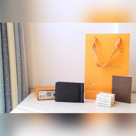 LV Кошелек для купюр Артикул M66543 Водяные волны Идеальное мест