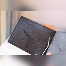 LV Кошелек для купюр Артикул M66543 Водяные волны Идеальное мест