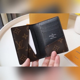 LV Артикул： 81535 Карманный кошелек Материал： парусина Кожаные д