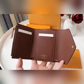 LV Компактный кошелек Victorine Артикул： M62742 Небольшой кошел
