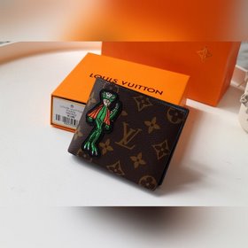 LV MULTIPLE Короткий кошелек Артикул： M60895 Вышивка Изготовлен 