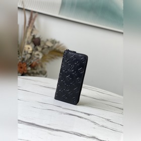 LV Артикул： M80505 Черный кошелек с прямой застежкой-молнией Эт
