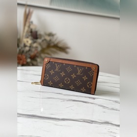 LV Артикул： M80558 Кожаный кошелек TRUNK с застежкой-молнией Вдо