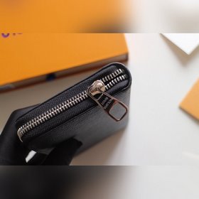 LV Кошелек на молнии, модель N60017, крестообразный узор Практичн