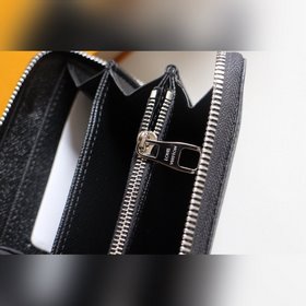 LV Кошелек на молнии, модель N60017, крестообразный узор Практичн