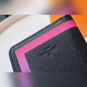 LV Модель M30569 Сумка на молнии Кошелек Rainbow Zippy вертикаль