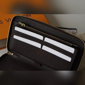 LV ZIPPY Карман для документов с застежкой-молнией Модель m60003 