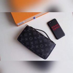 LV модель M61698 Zippy большой кошелек Высший класс Большой кошел